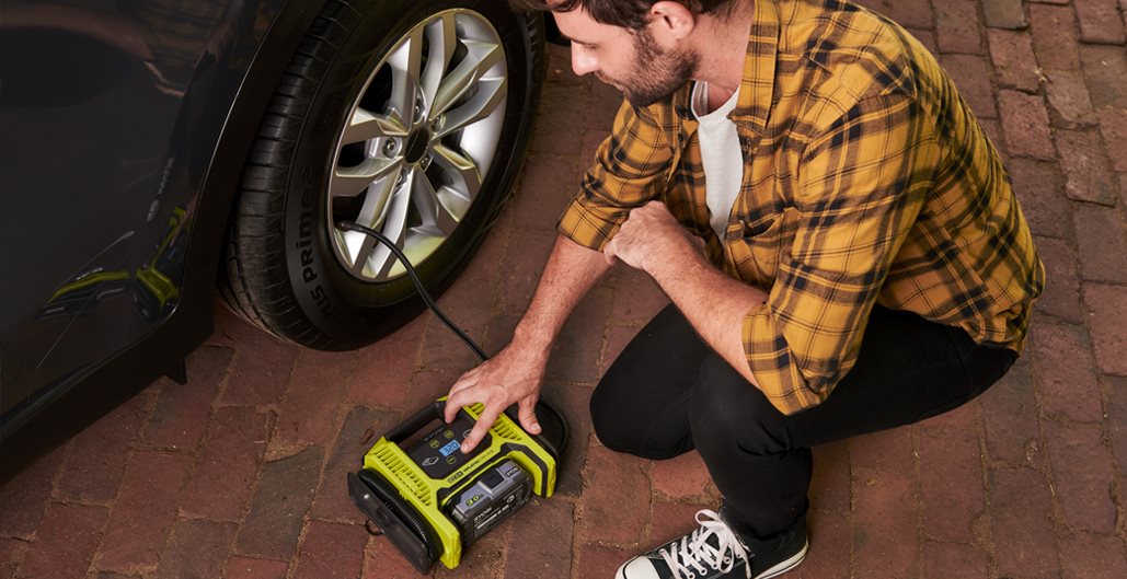 ONE+ akumuliatorinis universalus kompresorius