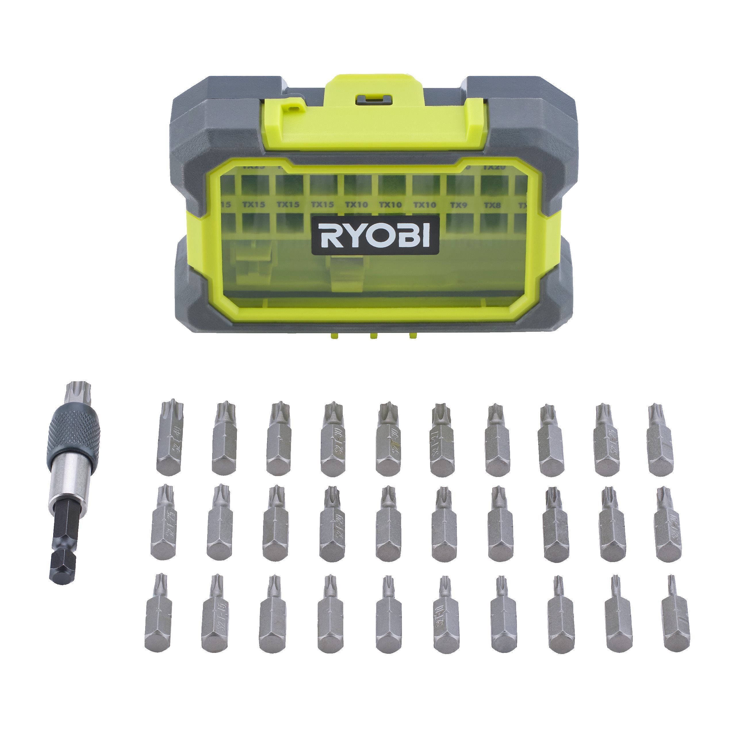 Smūginio suktuvo antgalių rinkinys (31 vnt.)